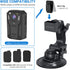 Body Camera Suction Cup Mount with Easy Remove Washable Reuable Magic Sticky Gel Pad for P100 and Widely Compatible with Other Body Camera Perfect...