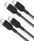 Anker 310 USB C to USB C Cable (3ft, 2 Pack),Type C Fast Charging Cable for iPhone 15, Samsung Galaxy S23, iPad Pro 2021, iPad Mini 6, iPad Air 4,...