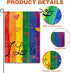 Pride Garden Flag, Gay Flag Pride Flag Outdoor Gay Pride Flag Rainbow Flag LGBTQ Flag, Heart Double-Sided Progress Pride Flag Garden Lawn Porch Ya...