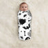 Christmas Halloween Bat Goth Pumpkin Skull Newborn Baby Swaddle Blanket Christmas Muslin Wrap Receiving Blankets Soft Large Swaddle Receiving Gift...
