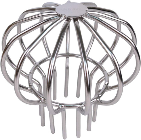 Baitaihem 304 Stainless Steel Drain Outdoor Roof Anti-Blocking Line Cap Drain Cover Gutter Protector Cleaner Gutter Cleaning Tool,3 inch...