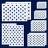 WISYOK 12 Pieces American Flag 50 Star Stencil Templates, 6 Sizes American Flag Templates, Ideal for DIY Crafts Design, Independence Day Project, ...
