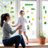 St Patrick's Day Thick Gel Cling Spring Window Gel Clings Decals Stickers for Kids, Toddlers and Adults Home Airplane Classroom Nursery Fall Party...