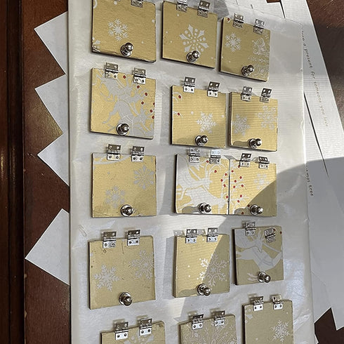 dophee 10Pcs Mini Drawer knobs Jewelry Box Wooden Cases Pulls Cabinet Cupboard Dresser Closet Chest Bin Handles, Zinc Alloy, 0.39"x0.43", Silver...