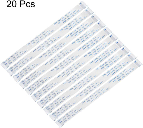 uxcell Flexible Flat Cable, 22 Pins 0.5mm Pitch 150mm FPC FFC Flexible Ribbon Cable for LCD TV DVD Player Laptop 20Pcs (A Type)...