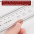 Film Flexible Ruler 100cm 0.1mm Scale with R Angle & Width Lines PET Plastic Folding Straight Ruler Calibration Soft Ruler Measuring Tool for Fact...