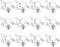 Xiahuyu 12 Pcs CNA Gifts Certified Nursing Assistant Keychain CNA Student Gift CNA Graduation Gift CNA Appreciation Gifts CNA Week Retirement Chri...