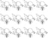 Xiahuyu 12 Pcs CNA Gifts Certified Nursing Assistant Keychain CNA Student Gift CNA Graduation Gift CNA Appreciation Gifts CNA Week Retirement Chri...