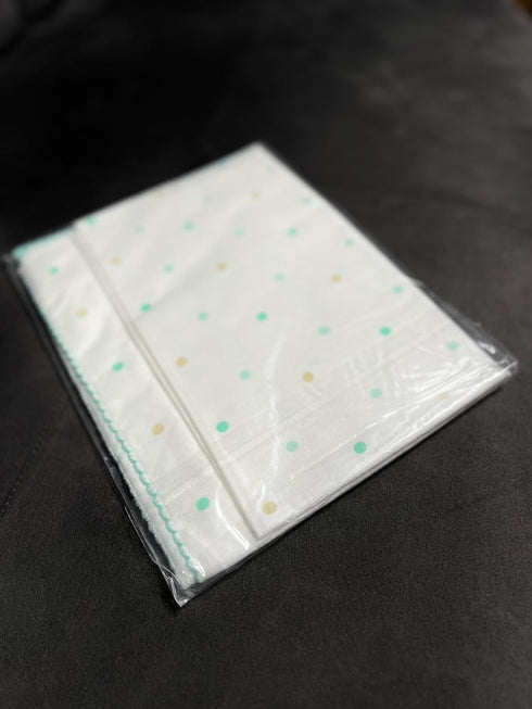 flannel Receiving Blankets 29x41 inches summer multi-purpose boys and girls thin fabric%100 cotton (Green)...