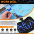 4Pcs Jewelry Pliers Tool Assortment Kit, Jewelry Bead Crimping Pliers, Flush Cutter Jewelry, Split Ring Pliers and Wire Cutter Tool for Beading Ne...