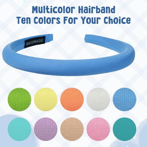 Headbands for Women, Padded Headband Makeup Spa Facial Headband Soft Sponge Hairband Hair Accessories for Washing Face, Makeup Removal, Shower, Sk...