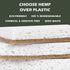 Plant-Based Kitchen Sponges - FSC Certified and PETA Approved, Natural, Eco-Friendly, Biodegradable Sisal Hemp Sponges for Dishes, Cleaning Sponge...
