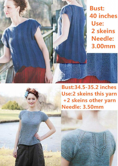 Lotus Yarns Silky Cashmere Fingering Weight Knitting Yarn Skein Shiny Soft and Breathable Crochet Yarn, Great for Shawl, Scarves, Top and Craft Pr...
