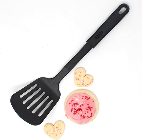 Norpro Nylon Nonstick 13-Inch Slotted Spatula, Black...