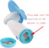 Ogrmar Mini Handheld Fan Personal Fan Battery Soft Foam Blades Powered for Home and Travel 2PC Blue (2)...