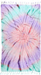 Brand Tie Dye Pestemal Turkish Beach Towel, 33 Inch X 65 Inch Beach Towel Bath Pool Yoga Pilates Picnic Blanket Tapestry - (Multicolor)...