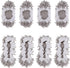 8 Pcs Mop Slippers Socks Floor Cleaning,Microfiber Shoe Covers dust Washable Reusable for Woman Man House Kitchen (Grey)...