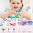 Qinzave 802Pcs Bracelet Making Kit for Girls Mermaid Beads for Jewelry Making Assorted Sizes 6mm 8mm Jewelry Making Kit with Mermaid Shell Pendant...