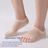 Women's Toe socks Cotton Lightweight No Show Five Fingers Running Socks 4 Pack...