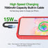 GIN FOXI Fast Charging Battery Case for iPhone 15/15 Pro, 7000mAh 15W Ultra Slim Charger Case Rechargeable Portable Extended Power Bank Case Cover...