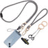 Cell Phone Lanyard with Safety Breakaway Buckle, 1xPhone Neck Strap, 1xPhone Wrist Lanyard Strap, 2×Phone Patches, 2xKeyrings, 2xPen Holders......