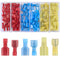 120 Pcs Spade Connectors Kit, Nylon 22-10 Gauge Male and Feamal Spade Terminal Connectors, Quick Disconnect Fully Insulated Nylon Wire Connectors ...