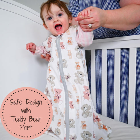 Sleep Sack, 100% Organic Cotton Baby Sleep Sack, 0.5 TOG Sleep Sack Lightweight, 2-Way Zipper Toddler Sleep Sack Soft, 6-12 Months Infant Sleep Sa...