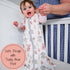 Sleep Sack, 100% Organic Cotton Baby Sleep Sack, 0.5 TOG Sleep Sack Lightweight, 2-Way Zipper Toddler Sleep Sack Soft, 6-12 Months Infant Sleep Sa...