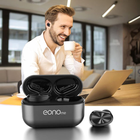 Eonome-W5s-True-Wireless-Earbuds-Bluetooth 5.3 in-Ear Headphones IPX7 Waterproof - USB-C Charging Sport Wireless Headphones Built-in Mic for iPhon...