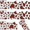99 Feet Brown Cow Print Bulletin Board Border Trim Bulletin Board Back to School Classroom Chalkboard Decor Teacher Student Use for Classroom Scho...
