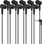 Maeline 5 Pack Earbuds in-Ear Stereo Headphones for School Classroom, Library, Travel, Gym 3.5mm Jack, Tangle-Free Wired Earphones for MP3, Phones...