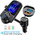 Nulaxy Wireless In-Car Bluetooth FM Transmitter Radio Adapter Car Kit W 1.8 Inch Display Supports TF/SD Card and USB Car Charger for All Smartphon...