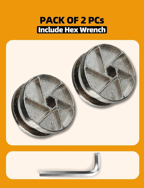Replacement Heavy Duty Cam Wheel Locks Compatible with IKEA 115349 as Bed Frame Parts for MALM, SONGESAND, BRIMNES & More (1, 25mm)...