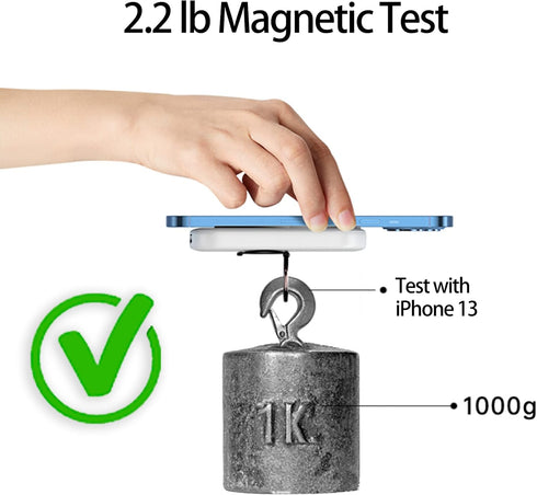 Portable Mag-safe Charger, 10000mAh Wireless Power Bank 18W Fast Charging 20W Type C Quick Charge Back up Power Supply for iPhone15/15 plus/15 pro...