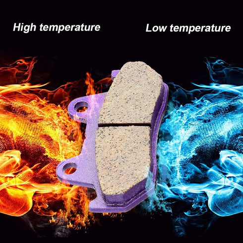 SCITOO Carbon Fiber Brake Pads Fit for 83 84 85 86 87 88 89 90 91 92 93 94 95 96 97 98 99 00 for Honda...