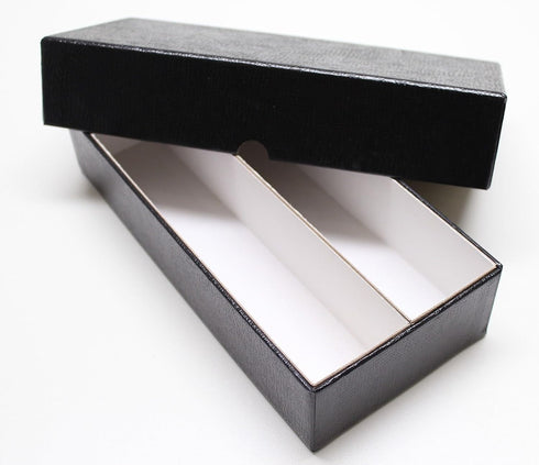 Guardhouse 10 ½" Double Row Heavy Duty Storage Box for 2" Paper and Plastic Coin Holders Black...