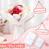 25 Sheets Flower Wrapping Paper, White Floral Paper Waterproof Bouquet Wrapping Paper Florist Supplies for Gift Box Packaging Wedding Birthday Par...