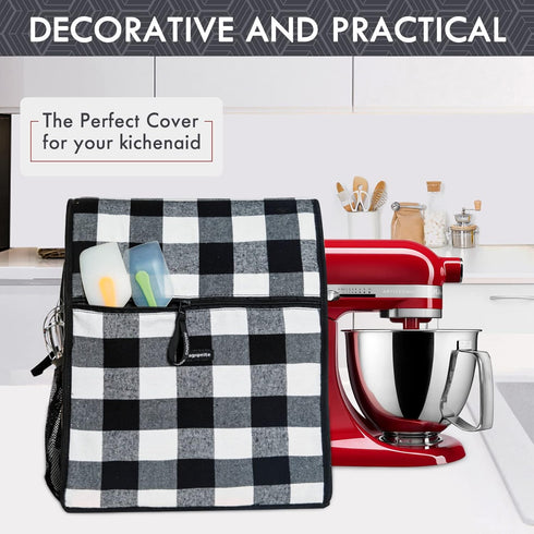 BAGSPRITE Stand Mixer Cover for KitchenAid Mixer, Kitchenaid Mixer Cover for 4.5-8 Quart Tilt Head & Bowl Lift Models, Kitchen Aid Mixer Covers - ...