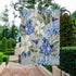 Moslion Floral Garden Flag Spring Plant Flowers Hydrangea Hibiscus Iris Bird Leaf Flags Double-Sided Banner Welcome Yard Flag Outdoor Home Decor. ...