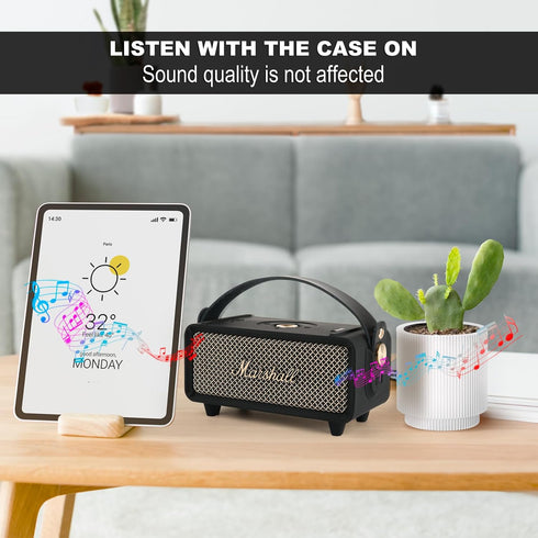 TXEsign Silicone Cover Case for Marshall Emberton II Bluetooth Speaker, Protective Skin Cover Travel Carrying Case Replacement Speaker Cover with ...