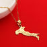 18K Gold Plated Map of Italy Necklace Pendant Jewelry for Italian...