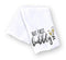 Handmade Funny Kitchen Towel - 100% Cotton Funny Hand Bar Towels for Champagne Celebrations - 28x28 Inch Perfect for Hostess Housewarming Christma...