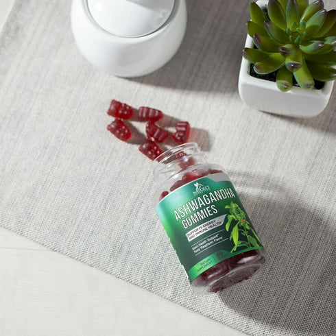 Ashwagandha Gummies for Women & Men, 3000mg Equivalent, Vegan, Plant Based, Non-GMO, Gluten-Free & Gelatin Free, Ashwagandha Supplement for Natura...