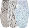 Swaddle Blankets Baby Boy Girl, 3 Packs Adjustable Sleep Wrap for Unisex Infant, Soft Cotton Swaddling Sack (BB-4, 3-6 Months)...