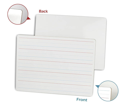 Small Dry Erase Board for Kids - White Board for Kids - Personal Whiteboard | Durable, Portable Kids Mini Whiteboard | Double Sided Small White Bo...