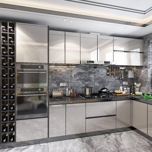 Grey Marble Textured Wallpaper Peel and Stick Gray Granite Countertop Contact Paper Matte Thicken 16x79 inch Waterproof Adhesive DIY Wall Stickers...