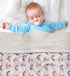 Baby Blanket Super Soft Minky Blanket Cute Rabbit Blanket with Dotted Backing for Newborns Nursery Stroller Receiving Toddlers Crib Bedding for Bo...