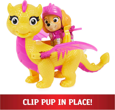 Paw Patrol, Rescue Knights Skye and Dragon Scorch Action Figures Set, Kids Toys for Ages 3 and up...