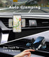 Wireless Car Charger Mount, 15W Fast Charging Auto Clamping Car Charger Holder for iPhone/Samsung for iPhone 15 14 13 12 11 Pro,Samsung Galaxy S23...
