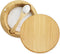 Salt Box with Lid and Spoon Bamboo Salt Container Kitchen Spice Cellars with Swivel Lid Built in Spoon Salt Holder for Storage Sea Salt 12oz Capac...